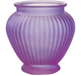 Glass Ginger Jar - Frost Lilac